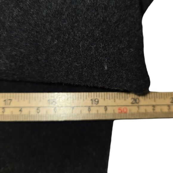 Calvin Klein Womens Size 8 Coat Black Wool Blend Double Breasted Peacoat Trench - Picture 10 of 12